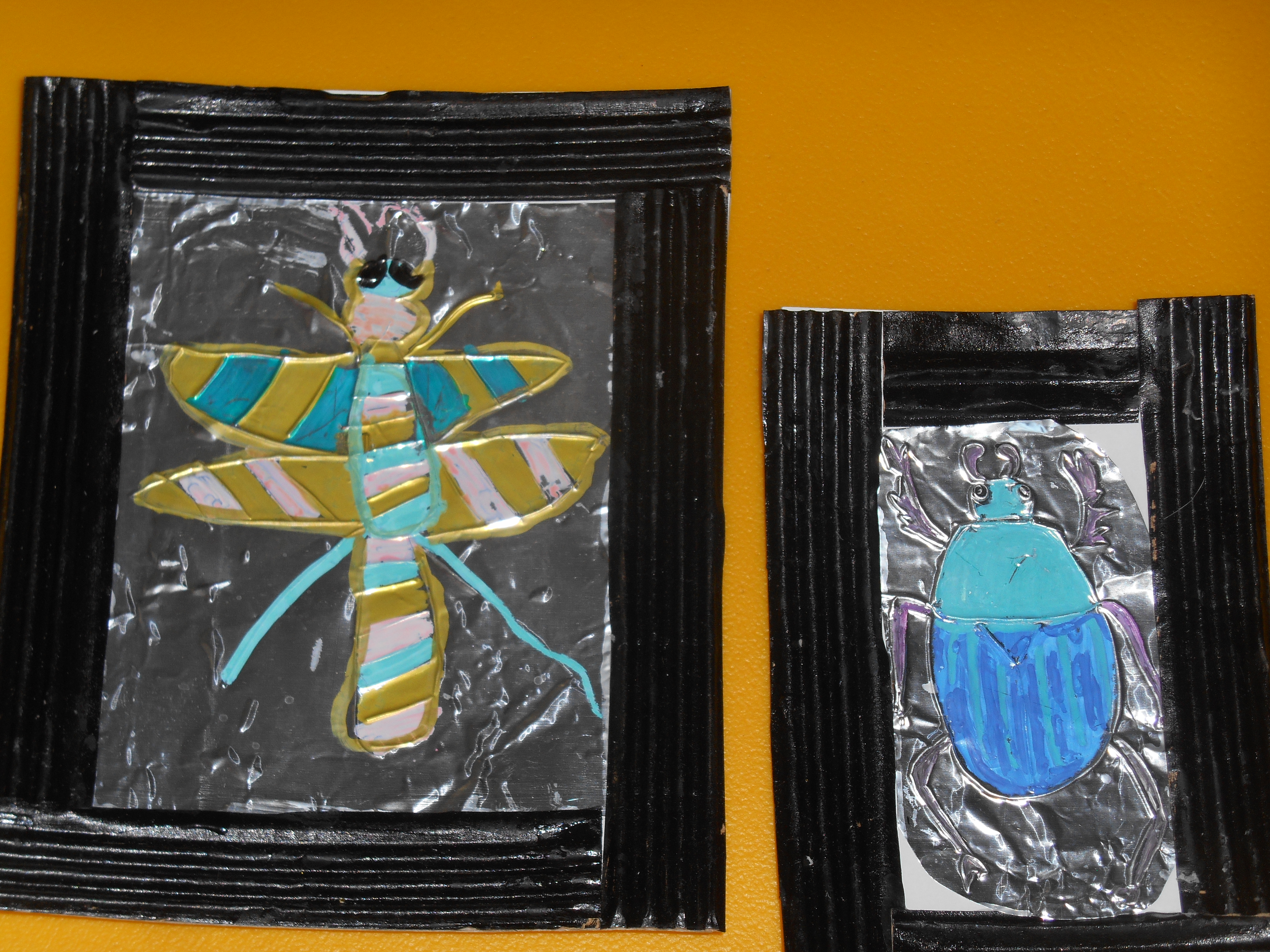 Portraits d'insectes / Maternelle Louise Michel