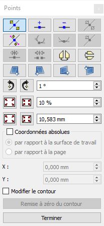 Fenêtre points
